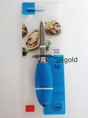 Good Cook PROfreshionals Oyster Knife Stainless Steel Blade Soft Grip Handle